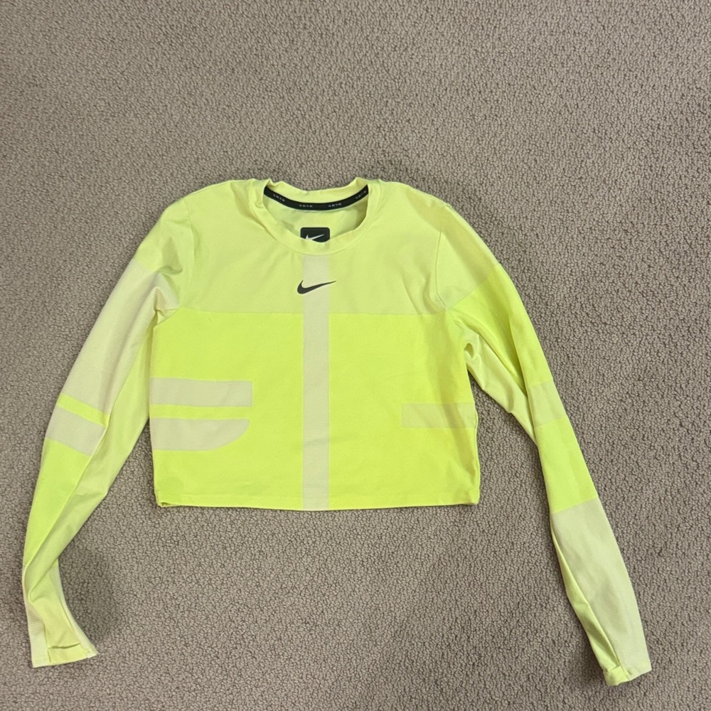 Nike Neon Yellow Long Sleeve Shirt